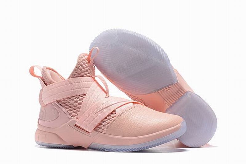 Nike Lebron James Soldier 12 Shoes Pink